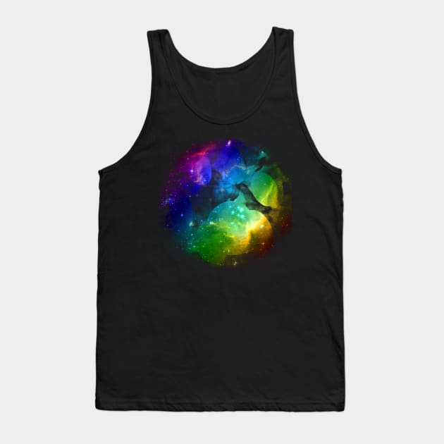 Galactic Paw Tank Top by Not Meow Designs 